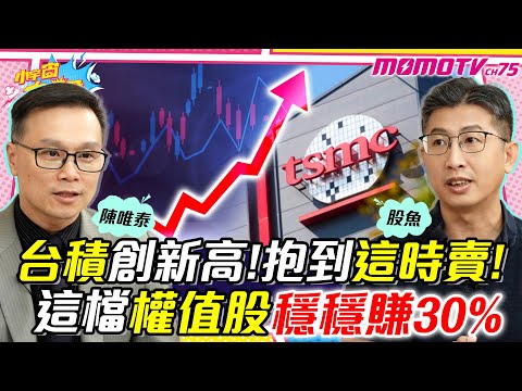 台積 創新高!抱到這時賣! 這檔權值股 穩穩賺30% ft.陳唯泰 股魚 【 小宇宙大爆發 】