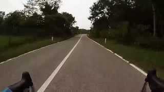 preview picture of video 'Discesa bici corsa Monte San Michele (GO) - Descent / downhill road bike Monte San Michele'