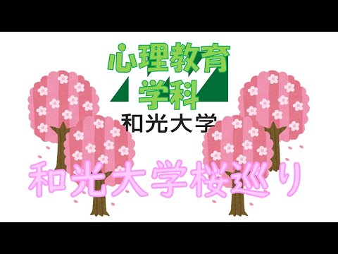 心理教育学科 和光大学桜巡り
