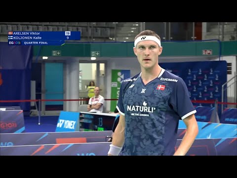 MS   QF   Viktor Axelsen vs Kalle Koljonen   European Games 2023   EG2023