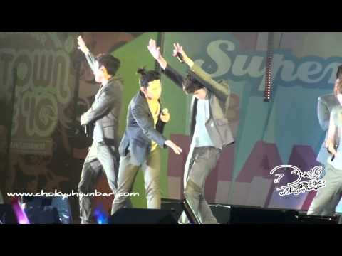 [cho gyuhyun bar] 100911 SMTown Live 10 in Shanghai - Super Girl (Kyuhyun focus)