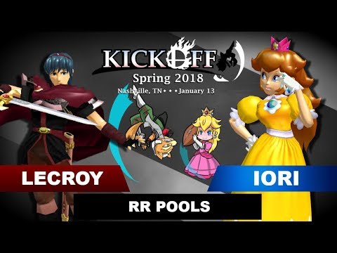 Kickoff - Spring 2018 - Melee Singles - Lecroy (Marth) VS Iori (Peach) - RR Pools