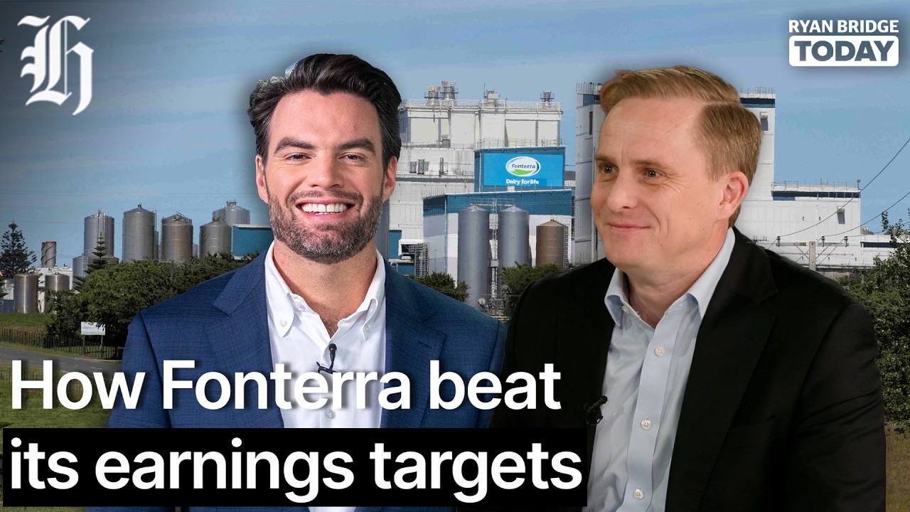 'We believe in strong co-ops': How Fonterra beat its earnings targets | Ryan Bridge TODAY