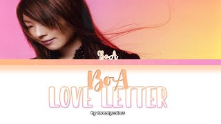 BoA (ボア) - LOVE LETTER (Color Coded Lyrics Kan/Rom/Eng)