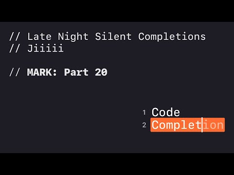 Late Night Silent Completions: Jiiiii — Part 20 thumbnail