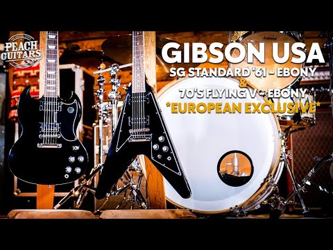 Gibson Peach European Exclusive | SG Standard '61 - Ebony *B-Stock* image 11