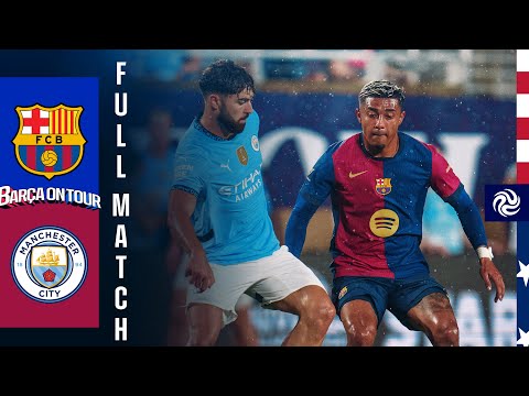 FULL MATCH | FC BARCELONA vs MANCHESTER CITY | USA TOUR 2024 💙❤️
