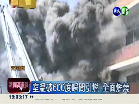 "閃燃"火場殺手 5年4勇消喪命