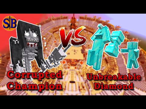 Unbreakable Diamond vs Corrupted Champion | Minecraft Mob Battle
