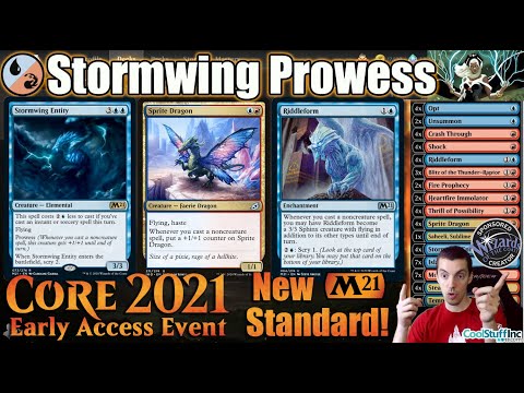 Core Set 2021 Standard: Stormwing Prowess! Early Access Sponsored Streamer Event - Ten New Brews!