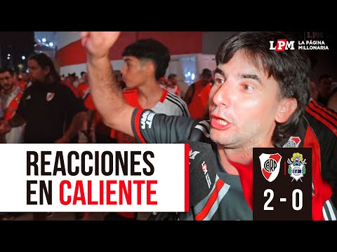 REACCIONES EN CALIENTE | RIVER 2 - 0 GIMNASIA LP