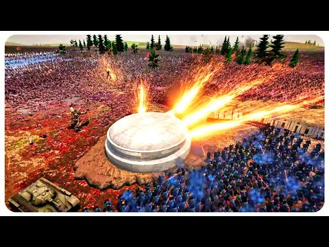 Prime's Firebase vs Five Million Zombies - Ultimate Epic Battle Simulator 2 UEBS 2 (4K)