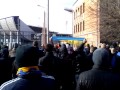 Фанаты ФК Металлург/Шахтёр-Гимн Украины! Запорожье 16.03.2014 ...