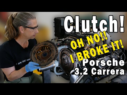 Budget eBay Porsche 3.2 Carrera Project Car! #23 - Clutch Replacement and Engine Bay Clean!