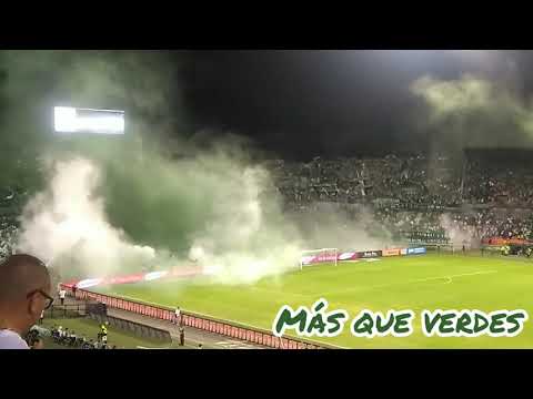 "Nacional 0-0 Bucaramanga / Fecha 2 - Liga Ãguila 2019-II | Salida Los Del Sur | Coreando a Osorio" Barra: Los del Sur • Club: Atlético Nacional