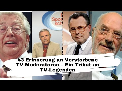 43 Remembering Deceased TV Presenters – A Tribute to TV Legends
