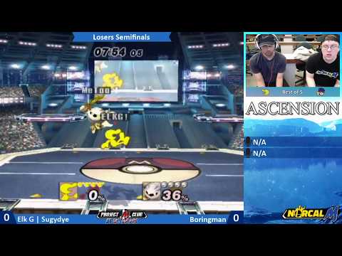 "Ascension 3/24/18" - Elk G | Sugydye (G&W) v. Boringman (MK) - Losers Semifinals