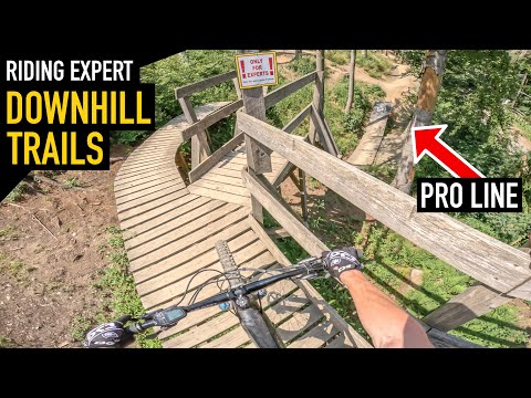 RIDING EXPERT DOWNHILL TRAILS AT FULL SPEED!!