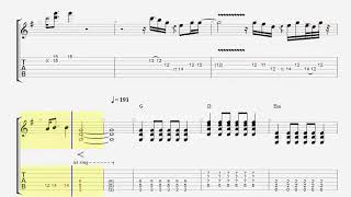 노브레인(No Brain) - 비와 당신(Rain And You) | Guitar Tab