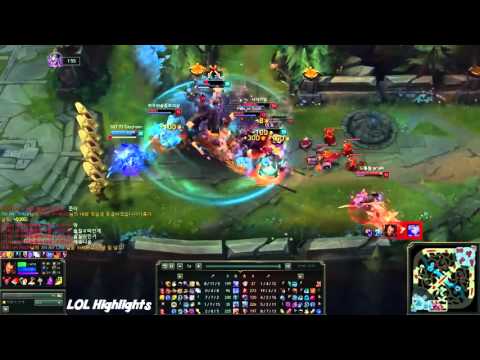 SKT T1 Faker Darius TOP KR Solo Q Highlights (2015 09 15)