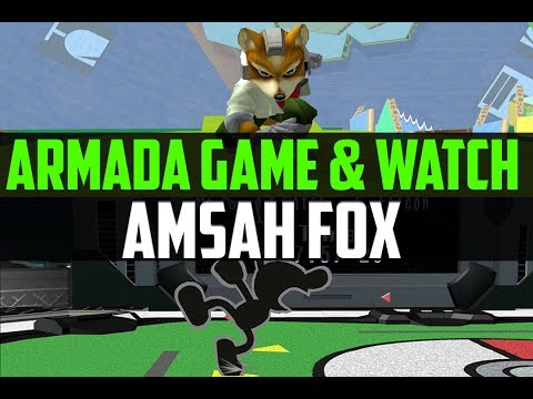 Armada (Game & Watch) vs. Amsah (Fox) - BO5 Melee Friendlies