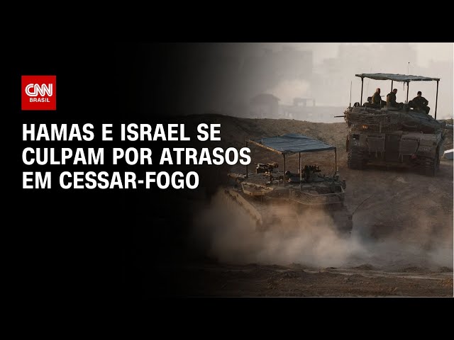 Hamas e Israel se culpam por atrasos em cessar-fogo | BASTIDORES CNN