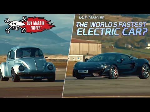 McLaren 570S VS Guy's highly tuned electric Beetle DRAG RACE | Guy Martin Proper