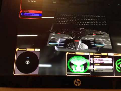 USS Dauntless coming out of spacedock