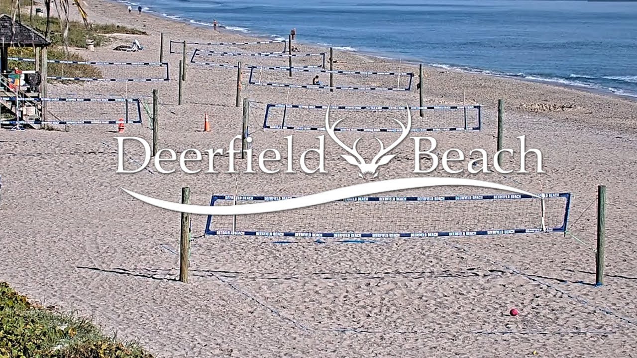 Live webcam view of Deerfield Beach Volleyball Courts