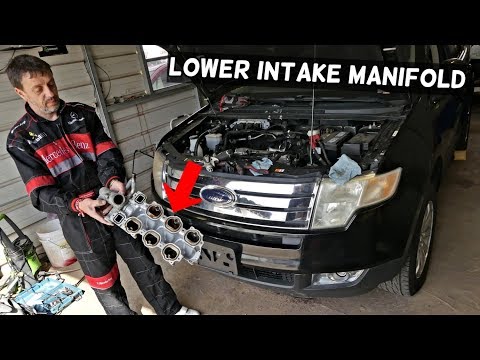 LOWER INTAKE MANIFOLD REMOVAL REPLACEMENT GASKET FORD FLEX EDGE FUSION TAURUS LINCOLN MKX MKZ