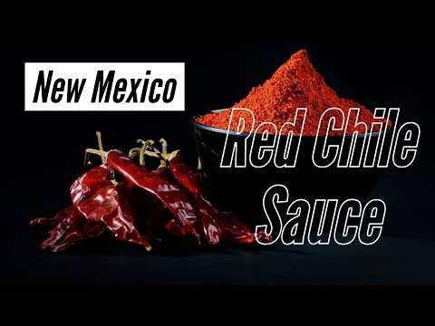 New Mexico Red Chile Sauce - Step By Step