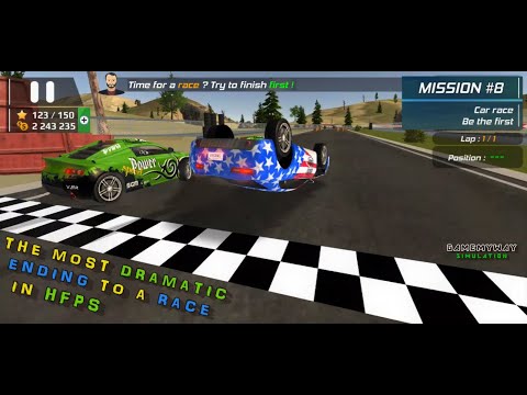 HFPS | Mission - Car Race, Be The First | Helicopter Flight Pilot Simulator Android Gameplay