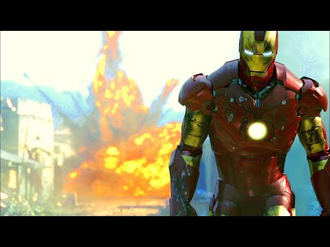Iron Man vs Terrorists | Iron Man to the Rescue - Iron Man vs Tank - Iron Man (2008) Movie CLIP