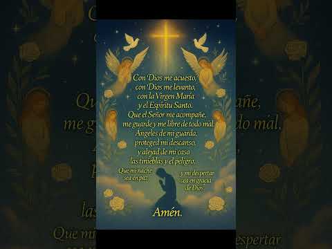 ✨ Oración de la noche para dormir en paz | Ángeles y protección divina 🙏🌙