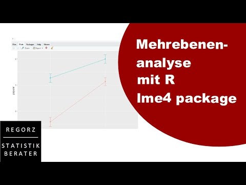 Mehrebenenanalyse R: lme4 Package (multilevel modeling in R)