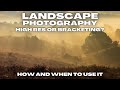 How and When to Use High Res Or Bracketing for Landscape Photography. OM system OM-1