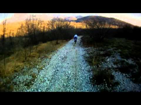 MTB Zero Asfalto sul Monte Ciaurlec. Dicembre 2010.