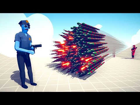 POLICE OFFICER vs EVERY GODS DUO👮👮👮 | Totally Accurate Battle Simulator TABS