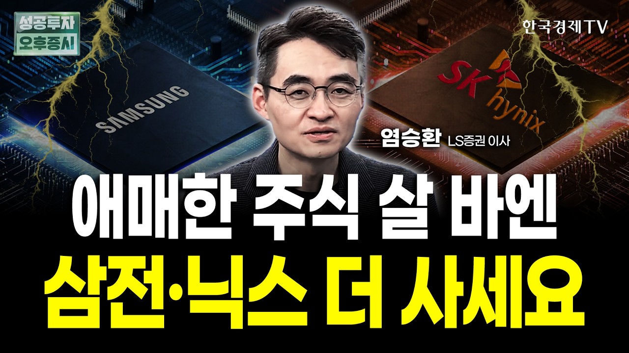 애매한 주식 살 바엔, 삼성전자•SK하이닉스 더 사세요ㅣ염승환 LS증권 이사 | 내일전략