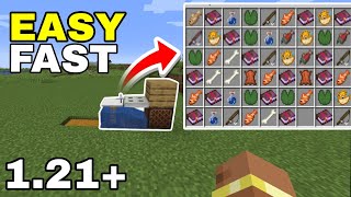 EASİEST MİNECRAFT AFK FİSH FARM 1.21+ TUTORİAL BEDROCK- JAVA