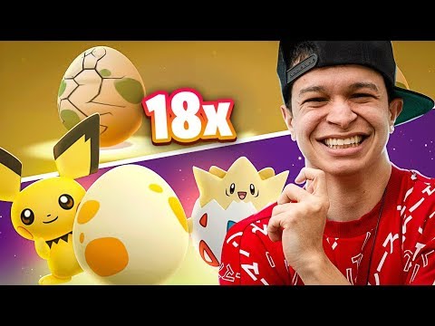 CHOCANDO 18 OVOS NO POKEMON GO ‹ ARUAN ›