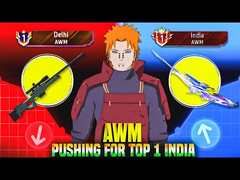 Pushing Top 1 Title In Awm | Free Fire Solo Rank Pushing With Tips And Tricks | Ep-1