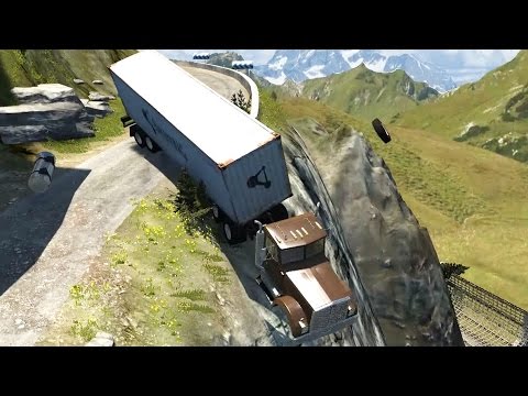 Deadly Spike Strip Crashes! High Speed and Slow Mo Crash Testing - BeamNG Drive Gameplay Highlights