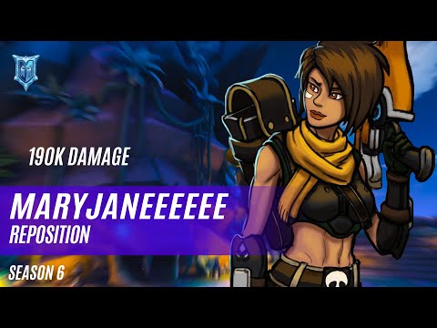 190K DAMAGE MARYJANEEEEEE KINESSA PALADINS COMPETITIVE (SEASON 6) REPOSITION