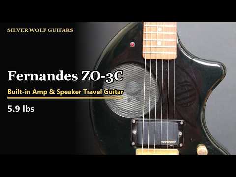 Fernandes ZO-3C - Built-in Amp & Speaker Travel Guitar - Guitar Only (No Case) - Fully Set Up（26A022） Bild 23
