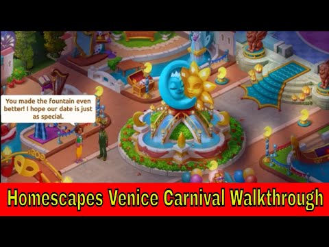 Homescapes Venice Carnival Walkthrough
