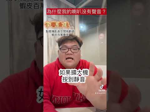 喇叭沒聲音該怎麼辦⋯