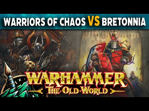 Warriors of Chaos Vs Kingdom of Bretonnia Warhammer The Old World Battle Report