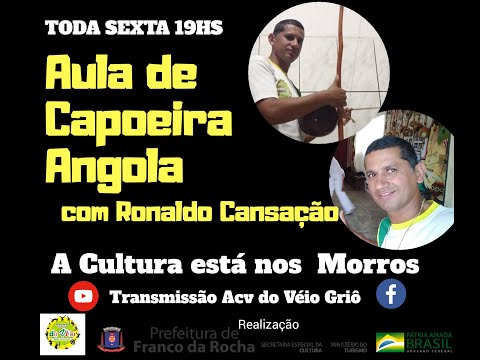 Aula Capoeira Angola #4 com Ronaldo Cansação Projeto A Cultura está nos Morros