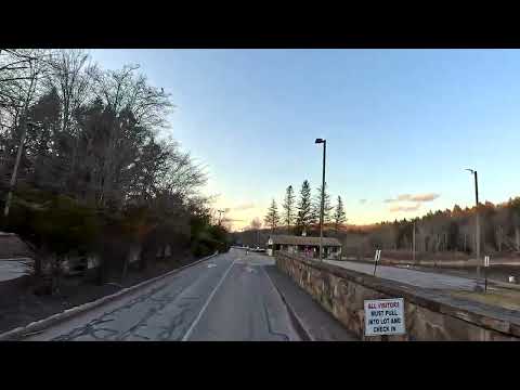 4K Driving Welcome to the HideOut  Lake Ariel Pennsylvania PA (03-19-2023)